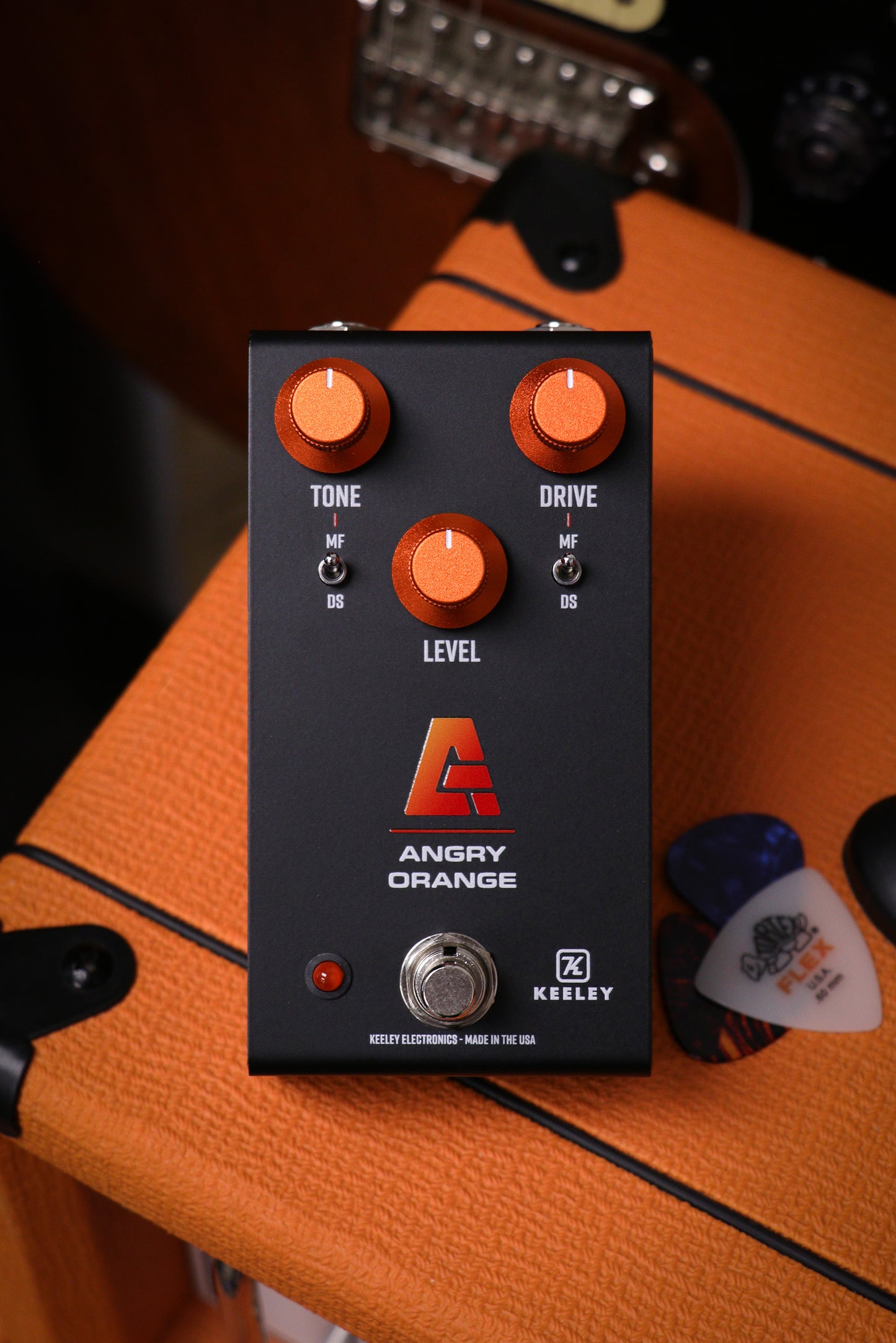 Keeley Angry Orange Distortion Fuzz