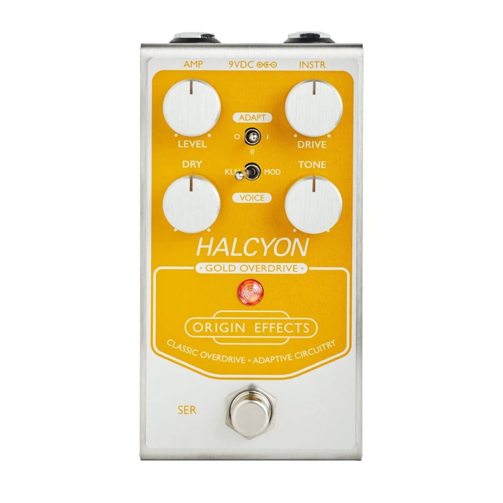Origin Effects | Halcyon GOLD | Overdrive w/ Adaptive Circuitry | Inspired by Klon