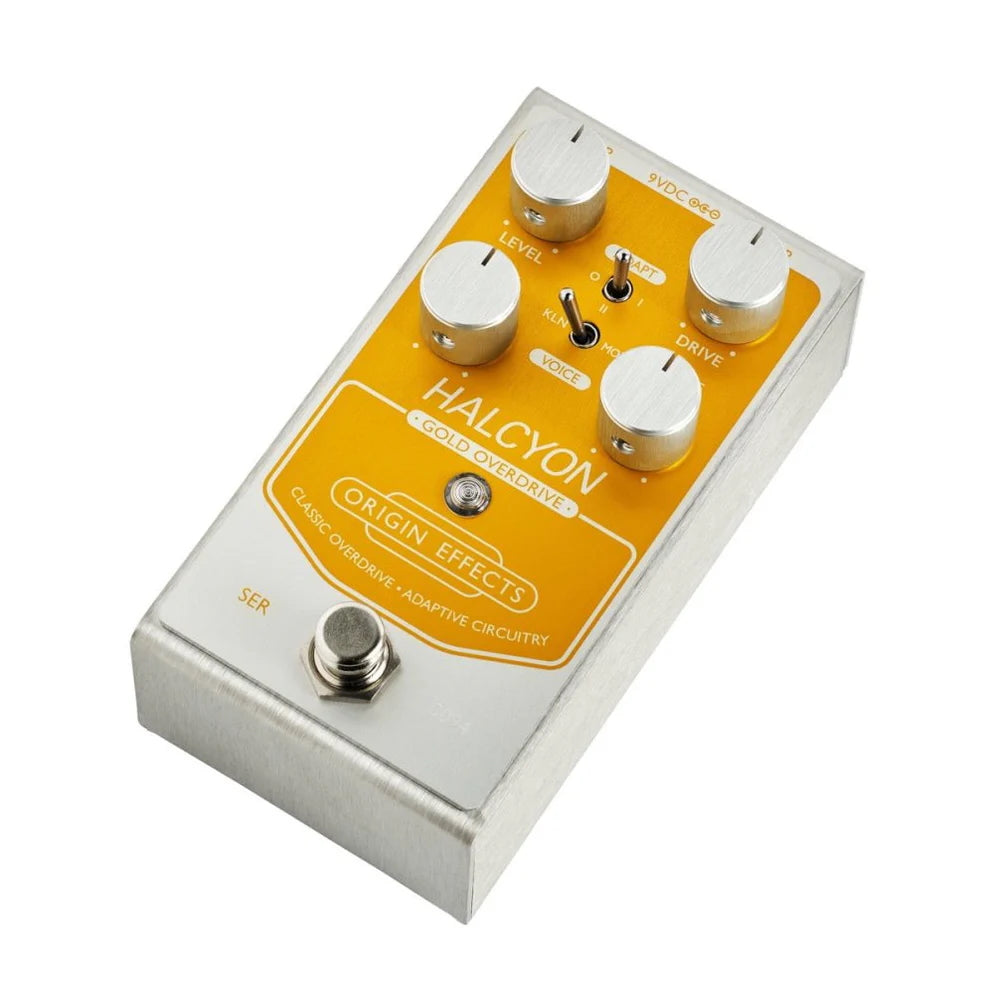 Origin Effects | Halcyon GOLD | Overdrive w/ Adaptive Circuitry | Inspired by Klon