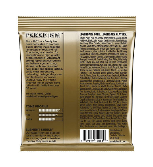 Ernie Ball 2088 PARADIGM Light 80/20 Bronze Acoustic Guitar Strings - 11-52 (3 Pack)