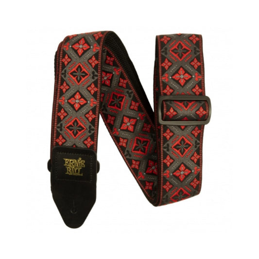 Ernie Ball P04092 Jacquard Guitar Strap - Red King