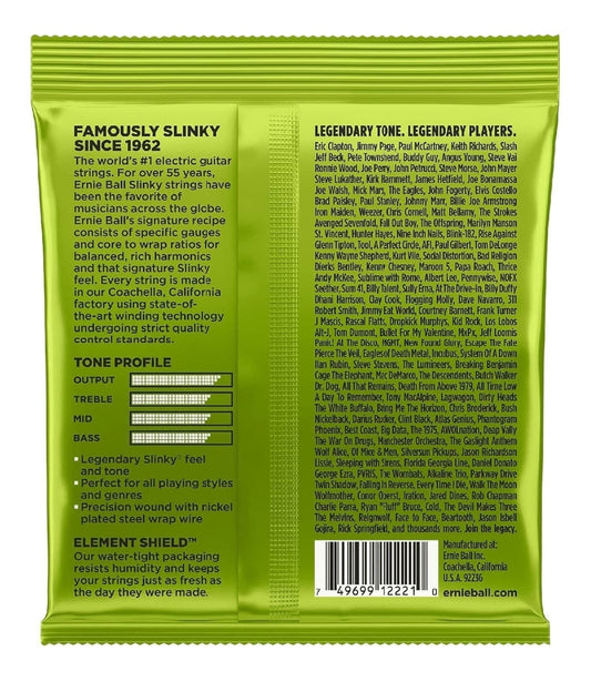 Ernie Ball 2221 Regular Slinky Electric Guitar Strings 10-46 - Single Pack