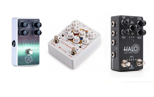 Mastering Reverb Pedals: A Look at Keeley Electronics’ Aurora, Caverns V2, and HALO (and a few others)