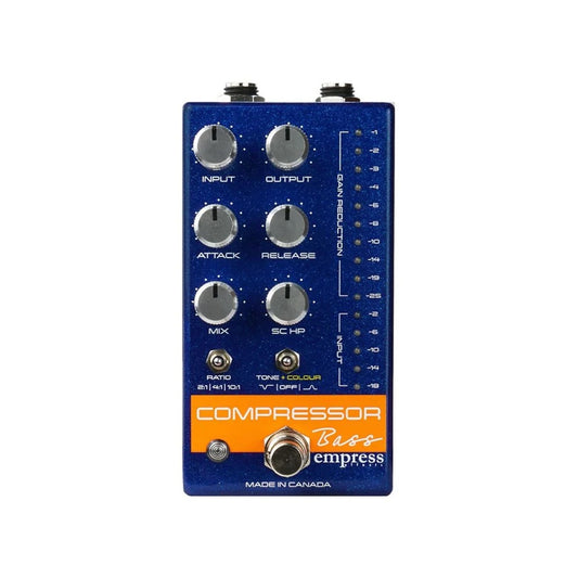 Empress Effects | Bass Compressor | w/ Sidechain | Blue Sparkle