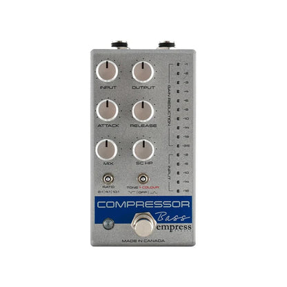 Empress Effects | Bass Compressor | w/ Sidechain | Silver Sparkle