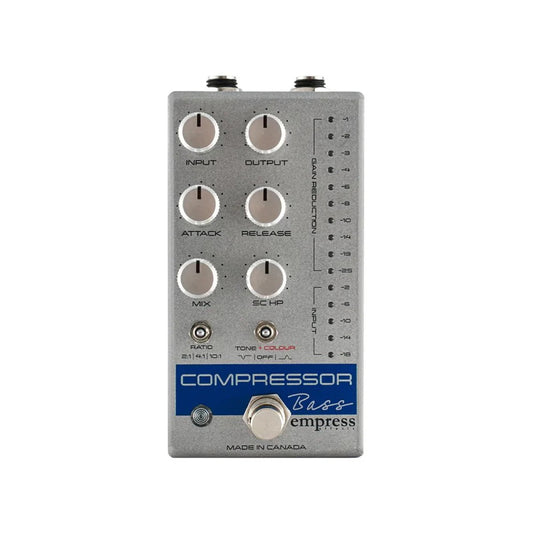 Empress Effects | Bass Compressor | w/ Sidechain | Silver Sparkle