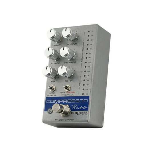 Empress Effects | Bass Compressor | w/ Sidechain | Silver Sparkle