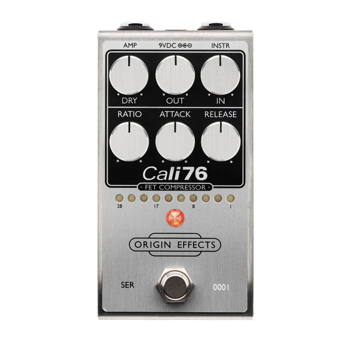 Origin Effects | Cali76 FET Compressor | Inspired by Urei 1176 | Silver