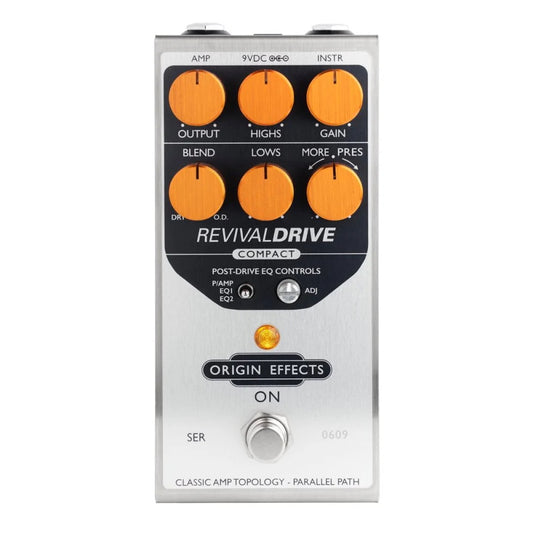 Origin Effects | RevivalDRIVE Compact Hot Rod | Amp in a Box Overdrive Pedal