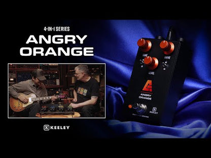 Keeley Angry Orange Distortion Fuzz Effect Pedal