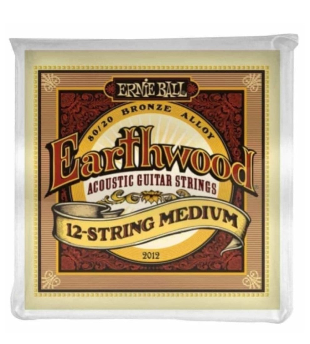 Ernie Ball 2012 Earthwood Medium 12-String 80/20 Bronze Acoustic Guitar Strings