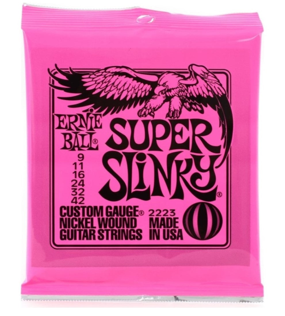 Ernie Ball 2223 Super Slinky Electric Guitar Strings 9-42 - Single Pack