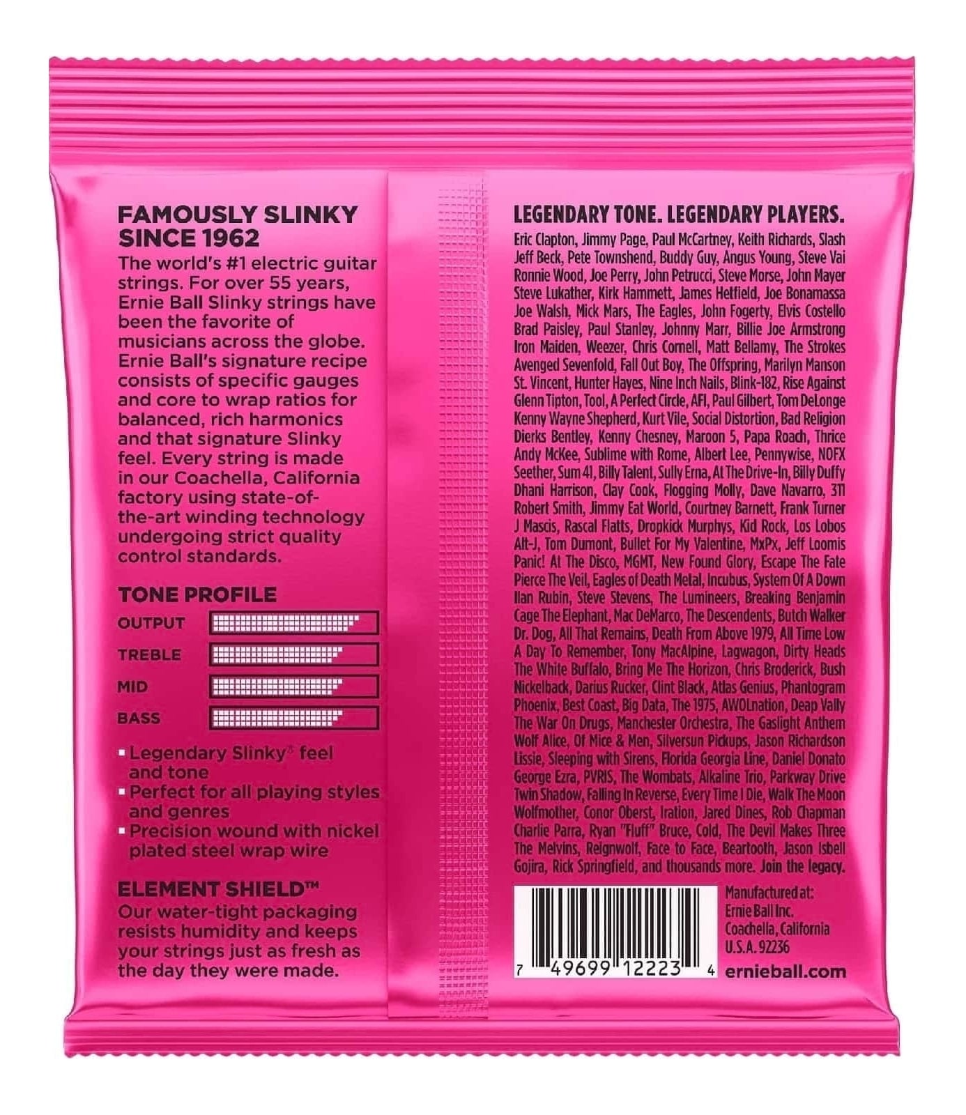 Ernie Ball 2223 Super Slinky Electric Guitar Strings 9-42 - Single Pack