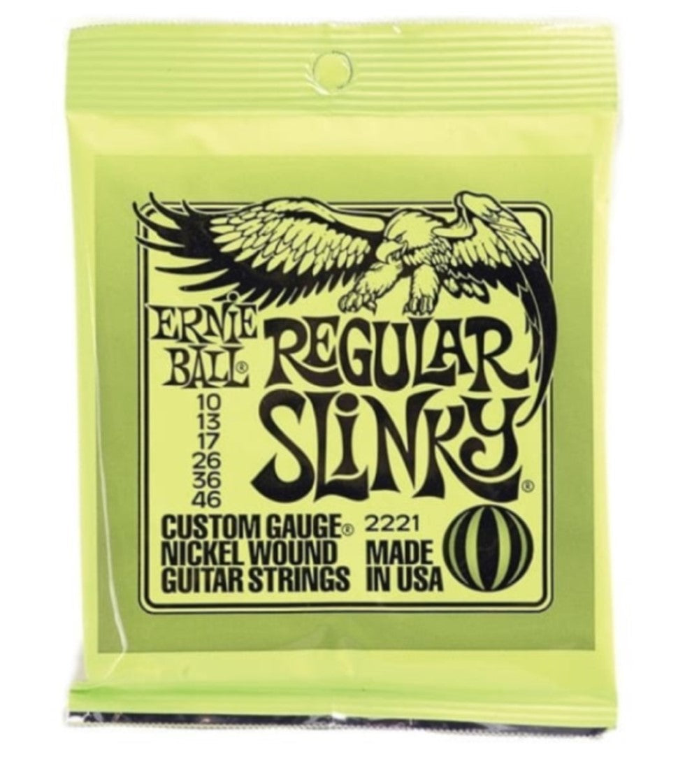 Ernie Ball 2221 Regular Slinky Electric Guitar Strings 10-46 - Single Pack